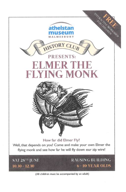 Athelstan Museum Presents  - Elmer the Flying Monk